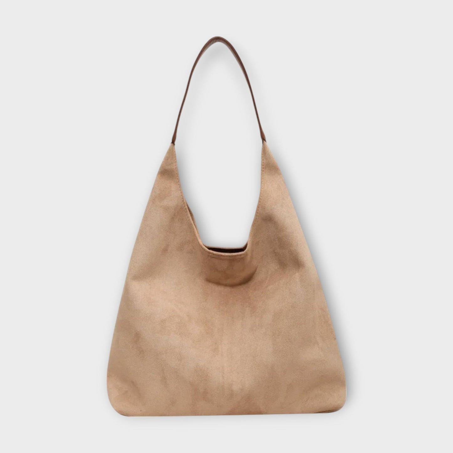 Damen Schultertasche Leder Minimalistisch