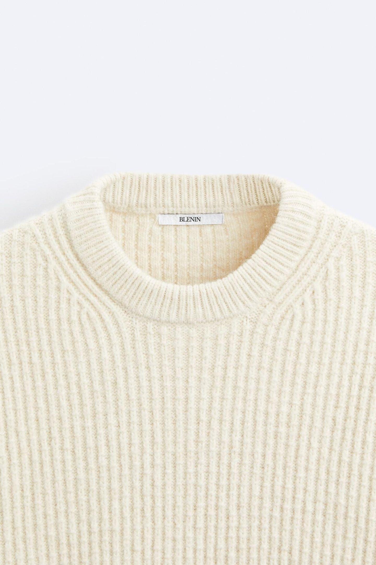 Klassischer Herrenpullover Grobstrick Bequem Warm