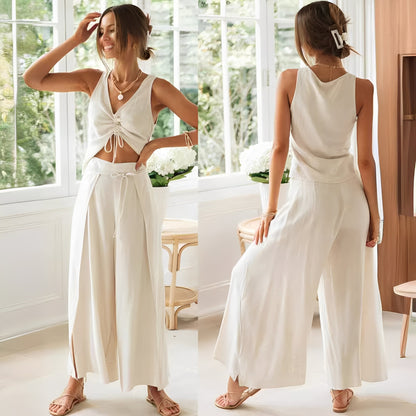 Damen 2-teiliges Set Bequem Elegant