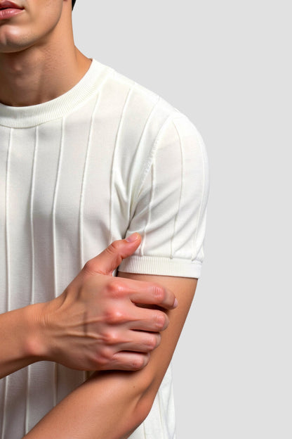 Klassisches Streifen T-Shirt Old-School Style Baumwolle