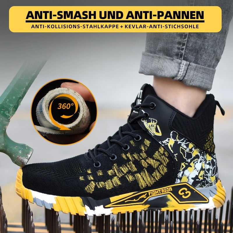 Sicherheitsschuhe Stahlkappen Anti-Durchstich Knöchel Schutz