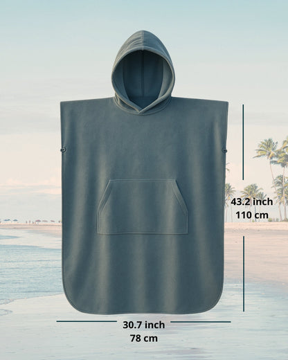 Damen Sommerponcho Leichtes Strandkleid