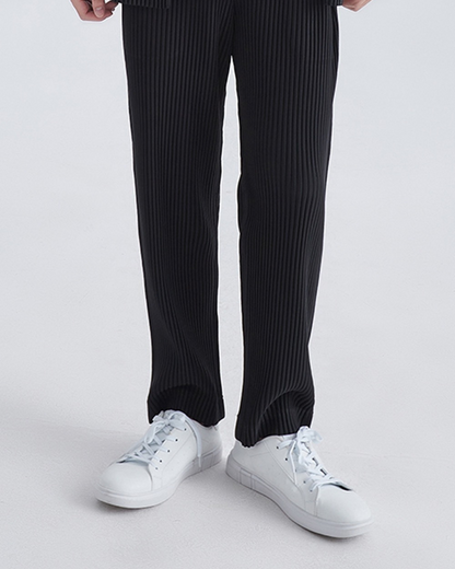 Bequeme Damen Rippstrick-Hose Elastische Baumwolle Lockere Passform