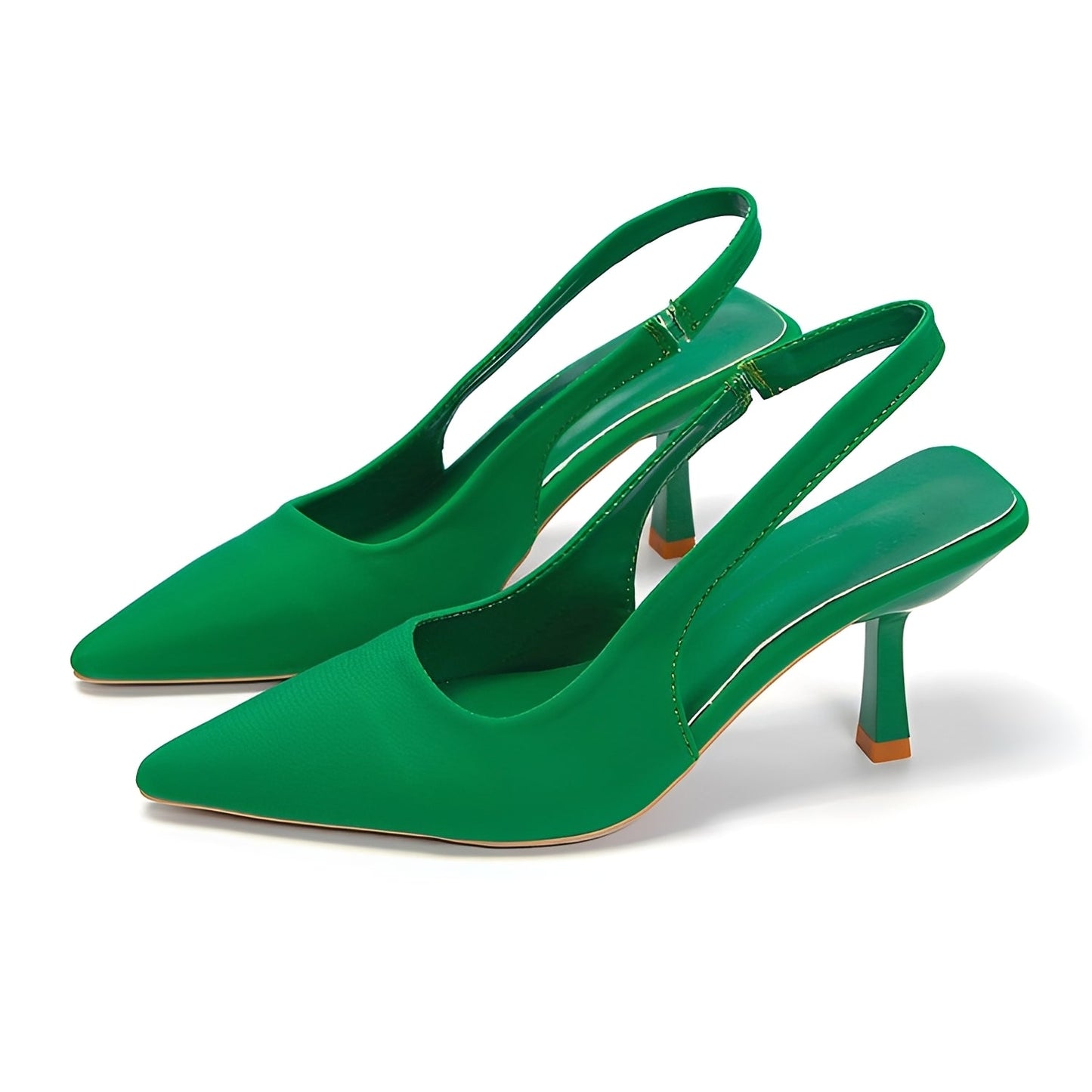 Damen Slingback High Heels Schuhe Elegantes Design