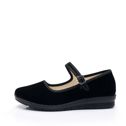 Damen Mary Jane Schuhe Bequem Verstellbar