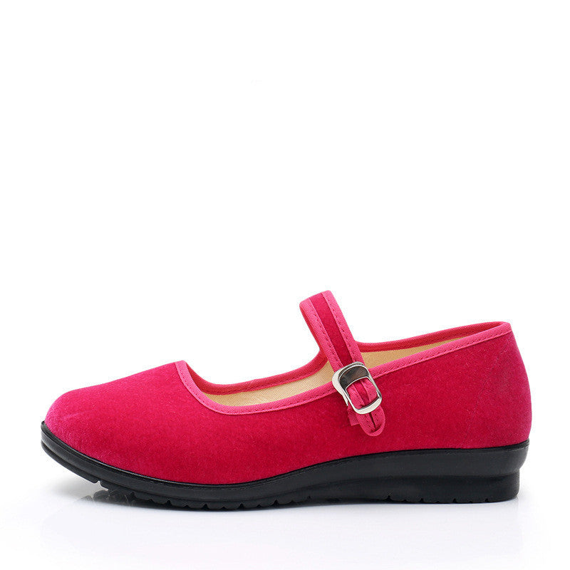 Damen Mary Jane Schuhe Bequem Verstellbar