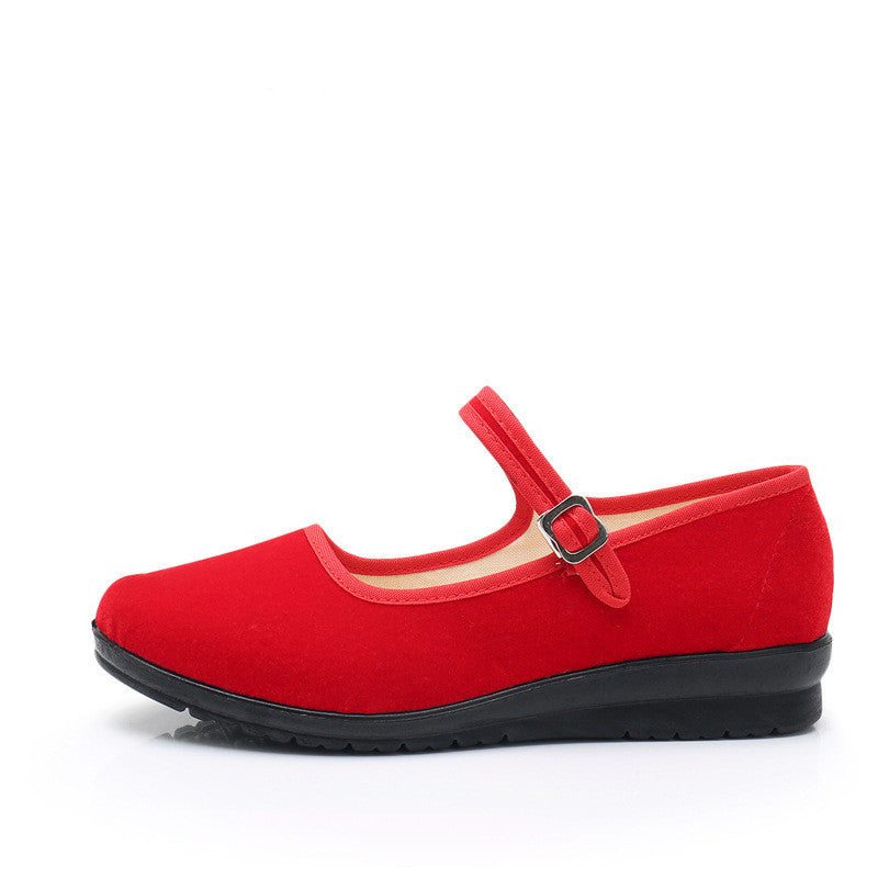 Damen Mary Jane Schuhe Bequem Verstellbar