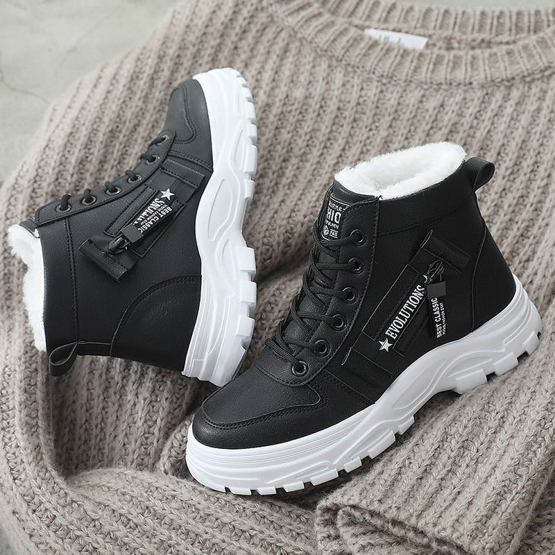 Damen Winter Sneaker Gefüttert Rutschfest