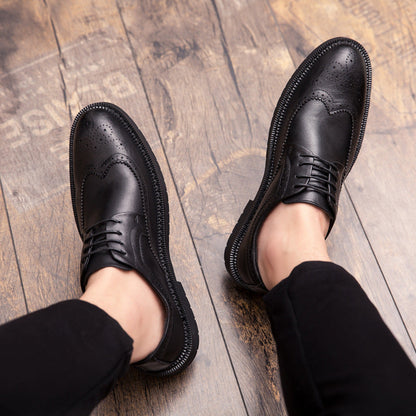 Damen Brogues Echtleder Komfortabel Elegant