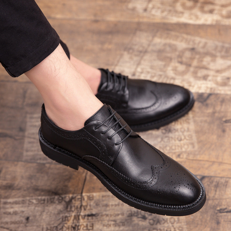 Damen Brogues Echtleder Komfortabel Elegant