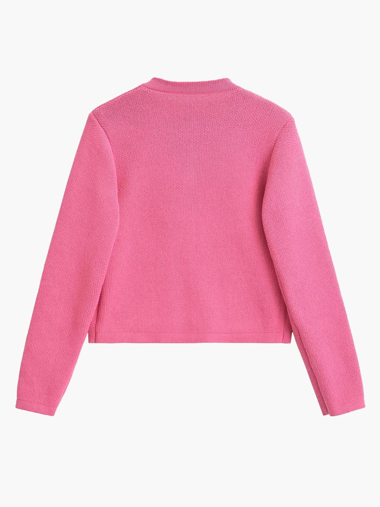 Damen Strickjacke Klassisch Mit Taschen