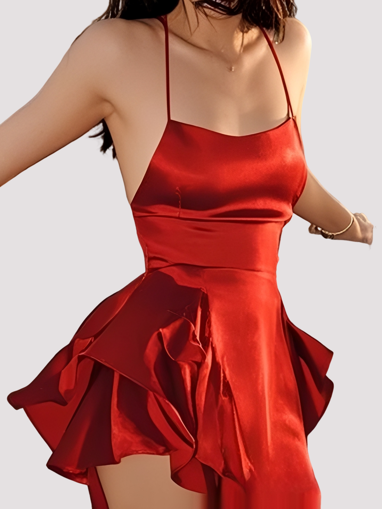 Damen Minikleid Cocktailkleid Kurz - Norvielle