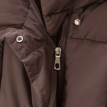 Damen Winterjacke Taillierte Elegante Mit Gürtel