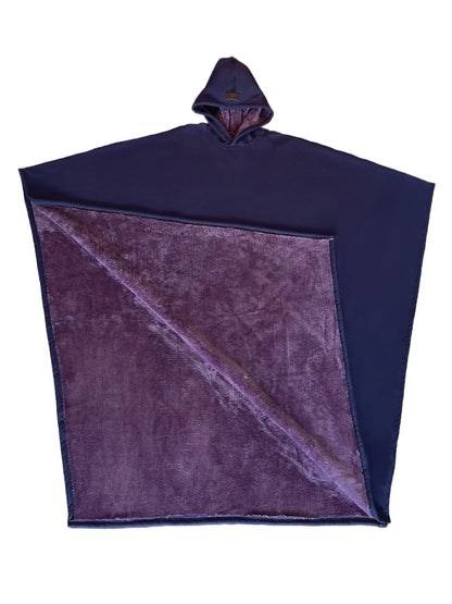 Große Kuscheldecke mit Kapuze Warm