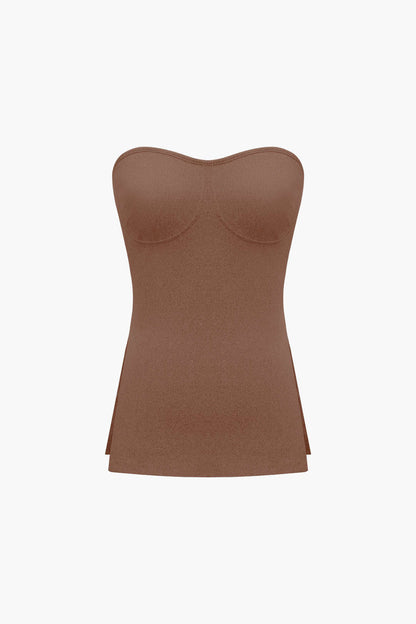 Damen Zweiteiler Set Bustier und Shorts