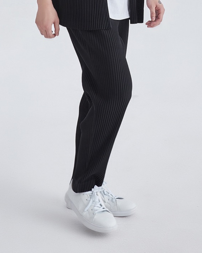 Bequeme Damen Rippstrick-Hose Elastische Baumwolle Lockere Passform