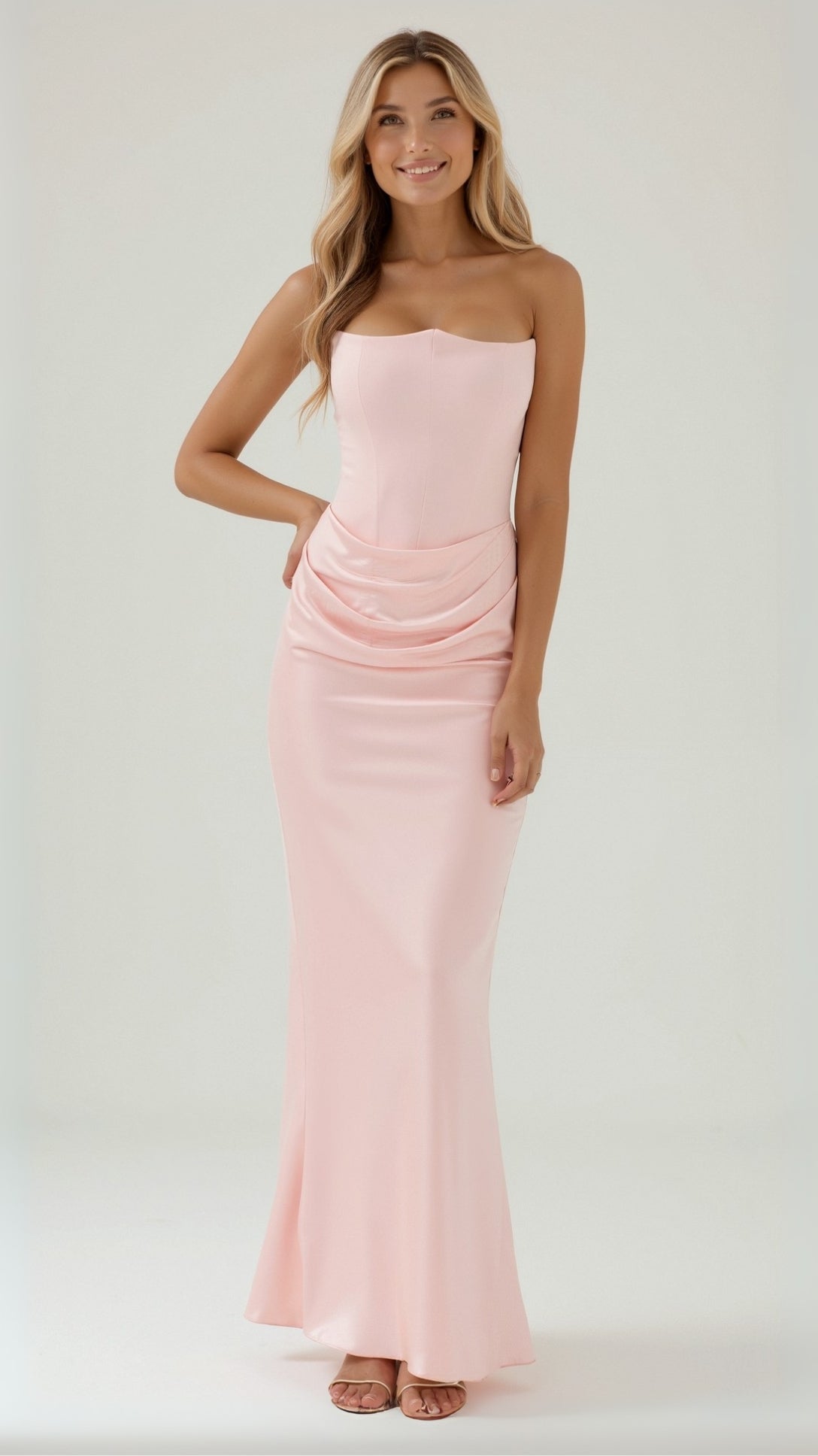 Damen Maxi-Kleid Hochzeitsgast-Eleganz Lang