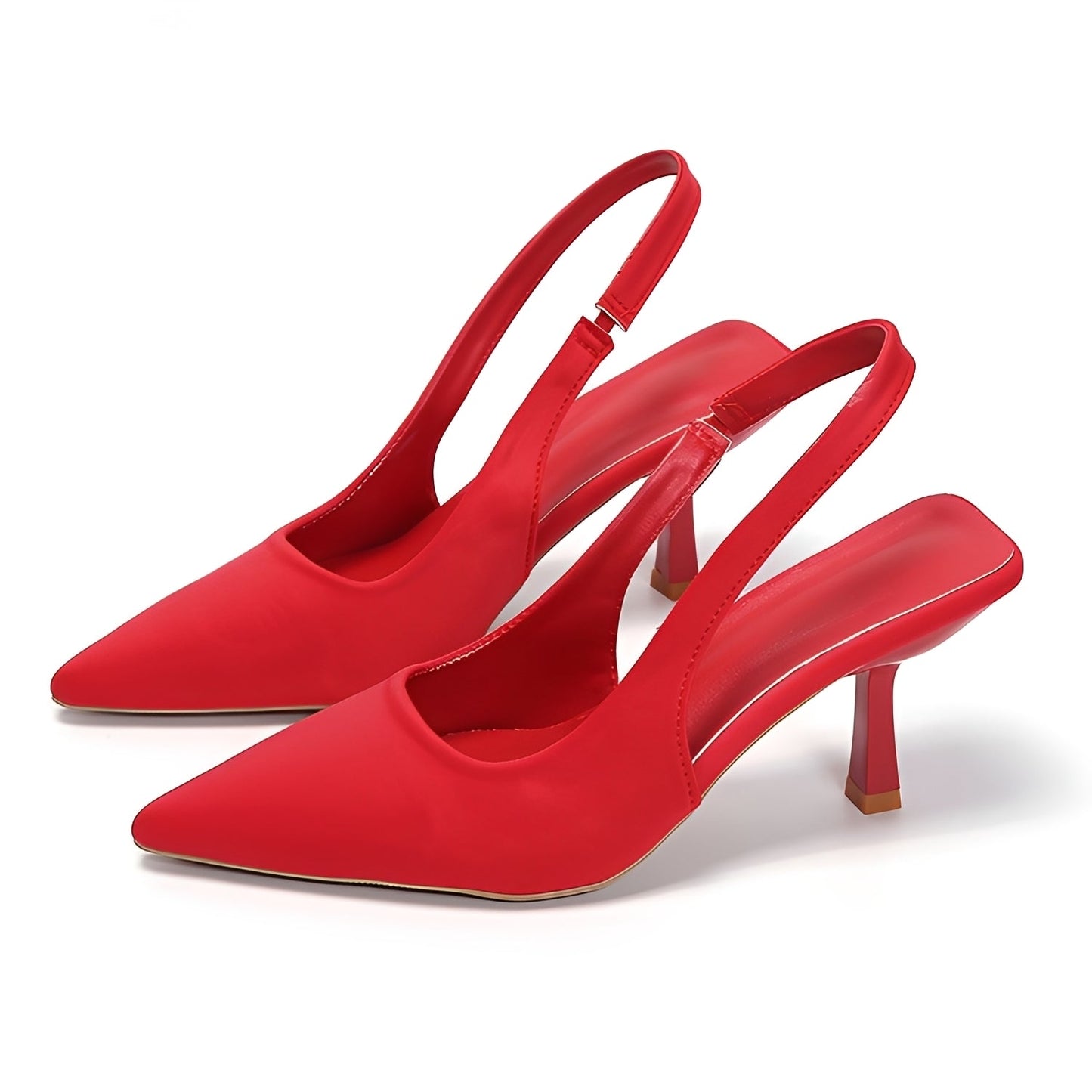 Damen Slingback High Heels Schuhe Elegantes Design