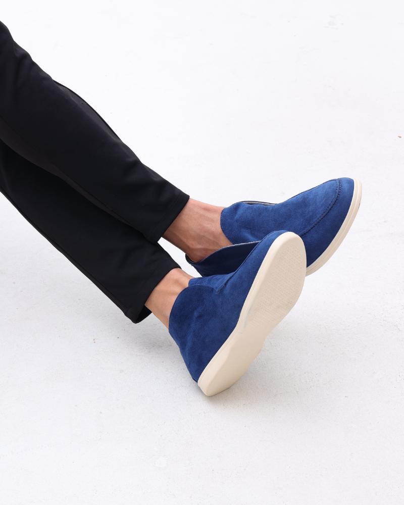 Herren Halbschuh Braun Leder Elegant Business Schuhe