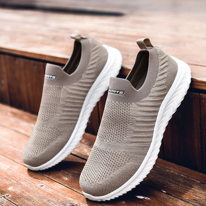 Damen Sneaker Atmungsaktives Stretch-Material Bequem