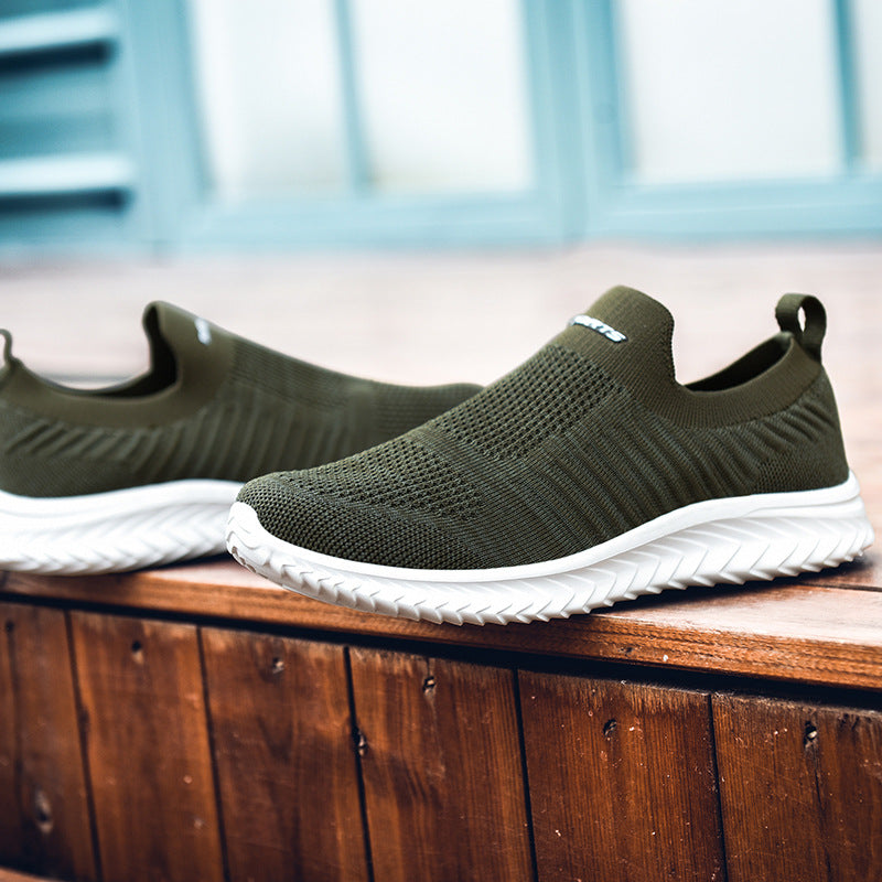 Damen Sneaker Atmungsaktives Stretch-Material Bequem