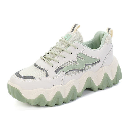 Damen Sneaker Chunky Atmungsaktiv Rutschfest