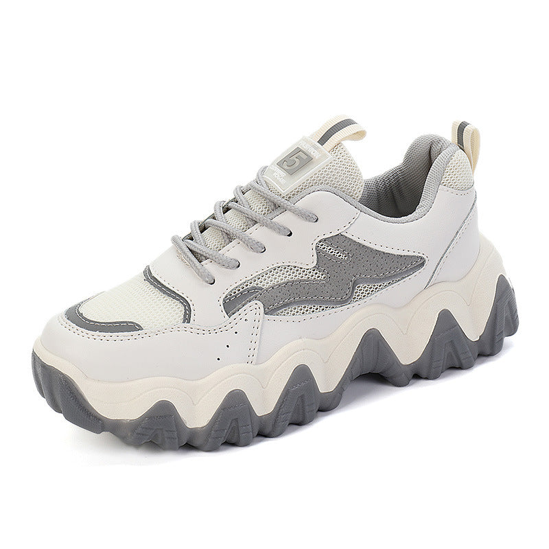 Damen Sneaker Chunky Atmungsaktiv Rutschfest