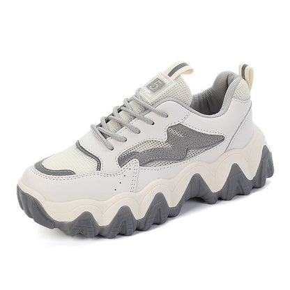 Damen Sneaker Chunky Atmungsaktiv Rutschfest