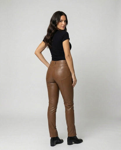 Damen Yogahose Hochtailliert Elastisch Bequem