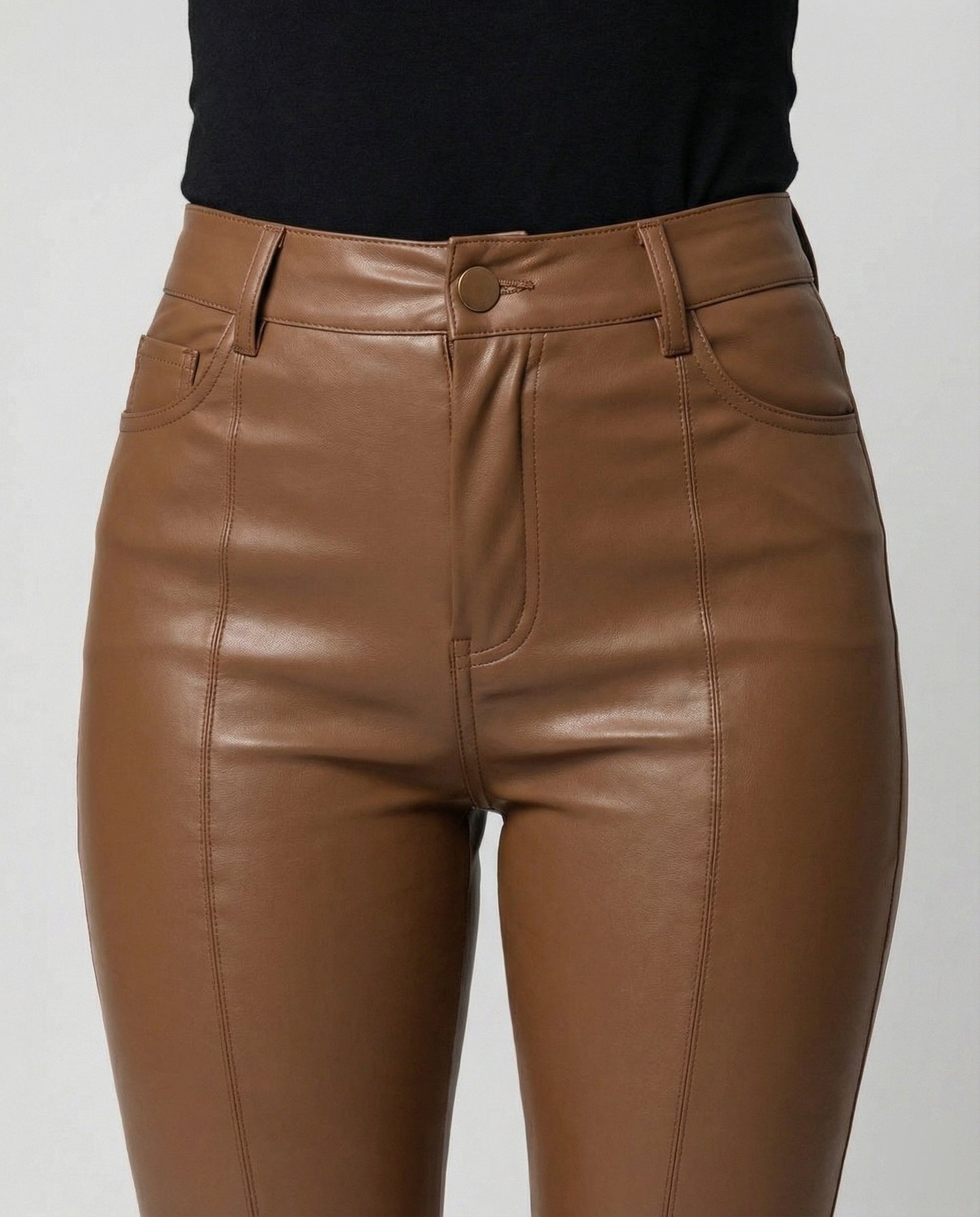 Damen Yogahose Hochtailliert Elastisch Bequem