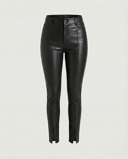 Damen Yogahose Hochtailliert Elastisch Bequem