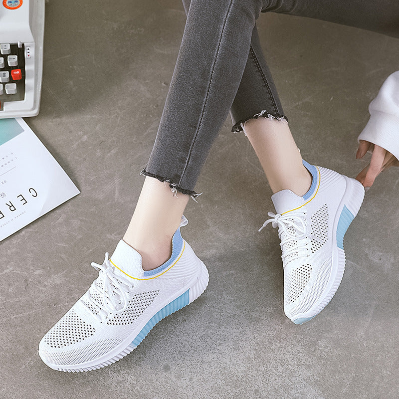 Damen Sneaker Atmungsaktives Mesh Ergonomisch Bequem