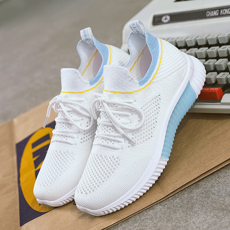 Damen Sneaker Atmungsaktives Mesh Ergonomisch Bequem
