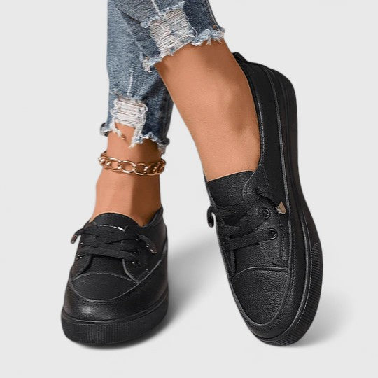Damen Sneaker Klassisch Schnüren