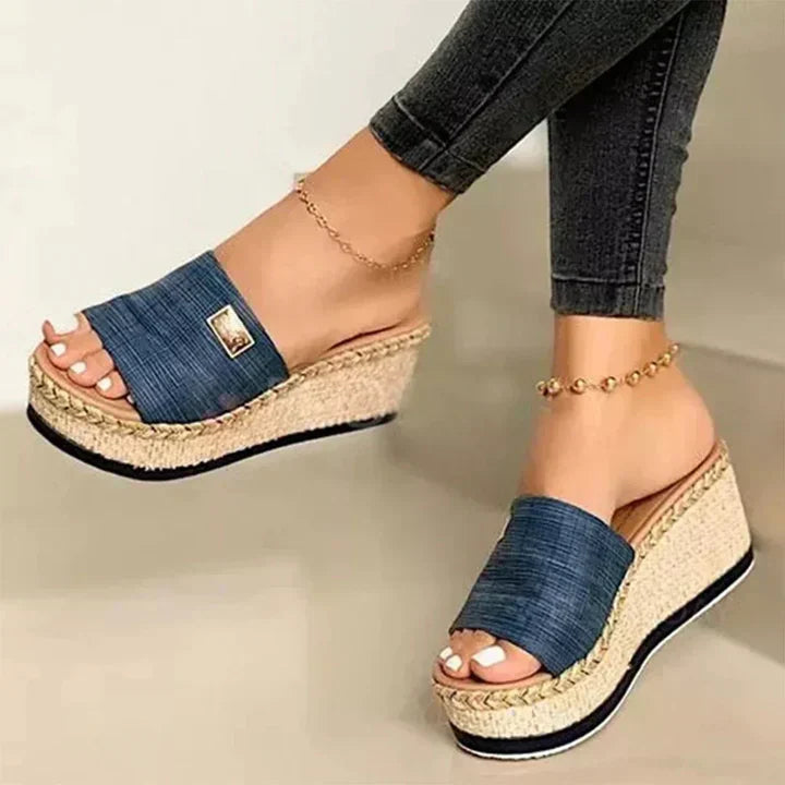 Damen Orthopädische Keil-Sandalen Leicht Sommer