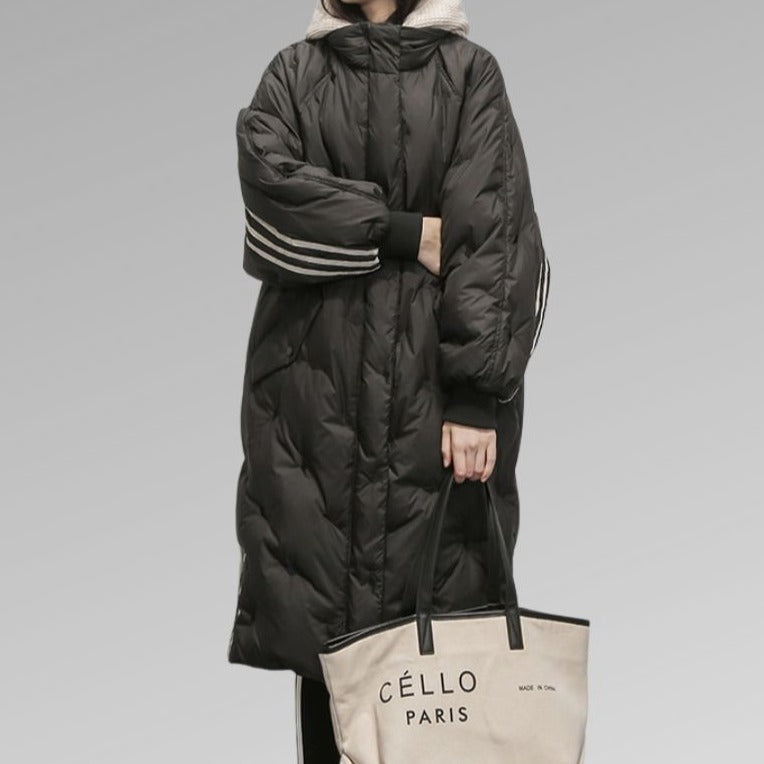 Damen Pufferjacke Warme Winterdaunenjacke