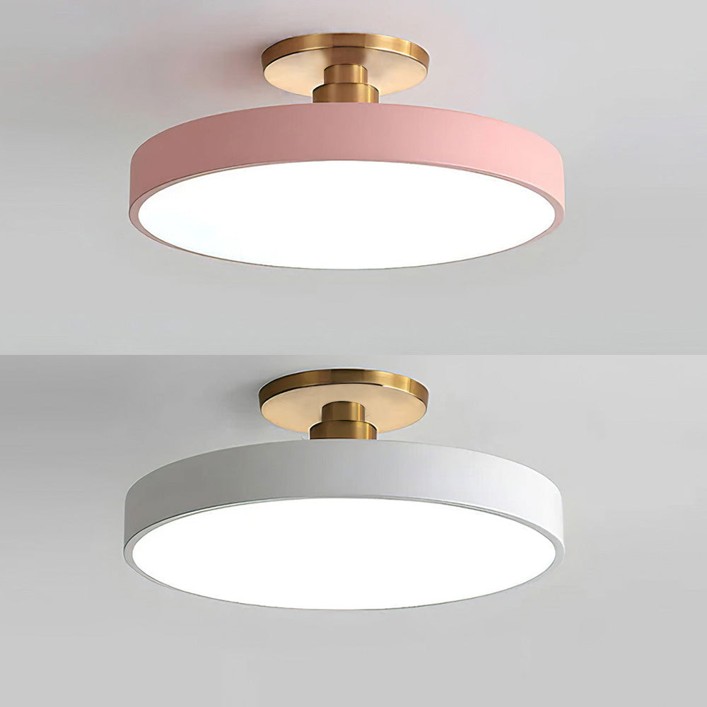 LED Deckenleuchte Gold Modern Dimmbar
