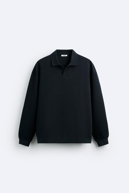 r Pullover mit Polokragen Eleganter Stil
