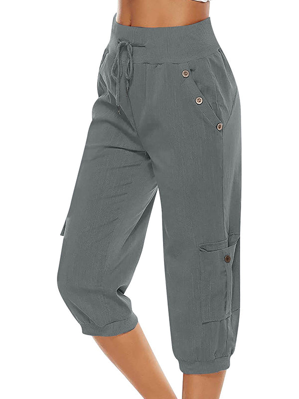 Damen Freizeithose Komfort Hose Bequem Alltag - Norvielle