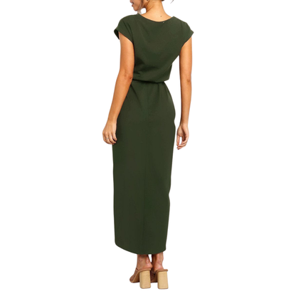 Damen Sommerkleid Midi Midi-Länge