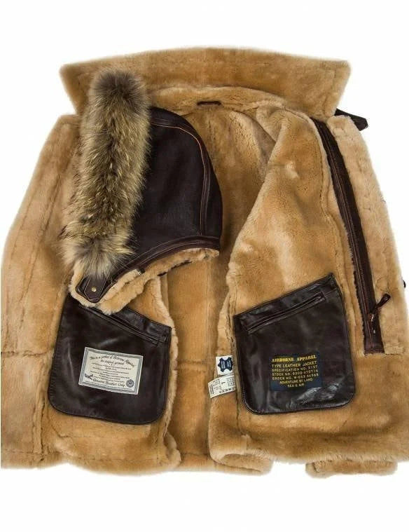Männer Lederjacke Bikerstil