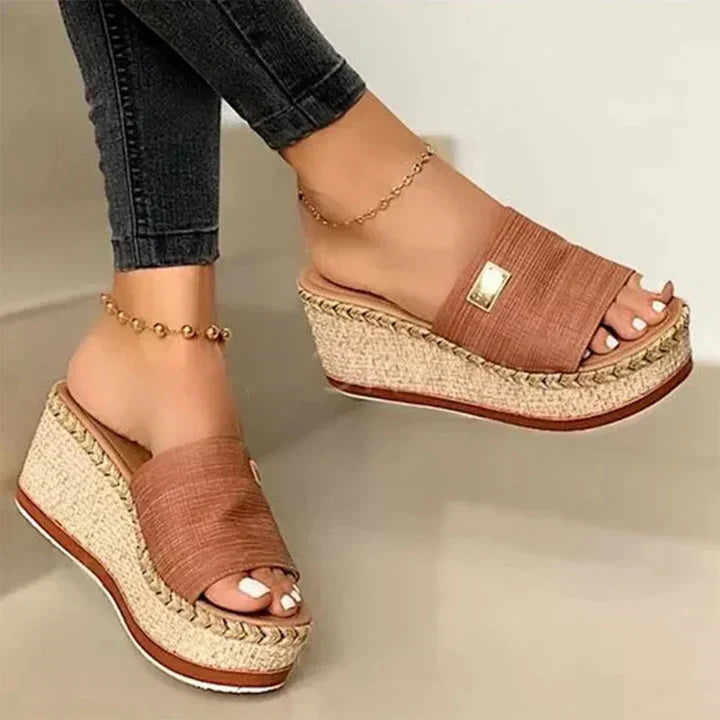 Damen Orthopädische Keil-Sandalen Leicht Sommer