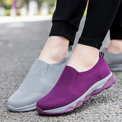Damen Laufschuhe Bequem Slip-On Sportschuh