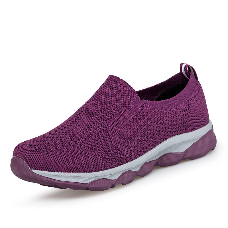Damen Laufschuhe Bequem Slip-On Sportschuh