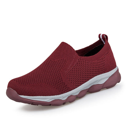 Damen Laufschuhe Bequem Slip-On Sportschuh