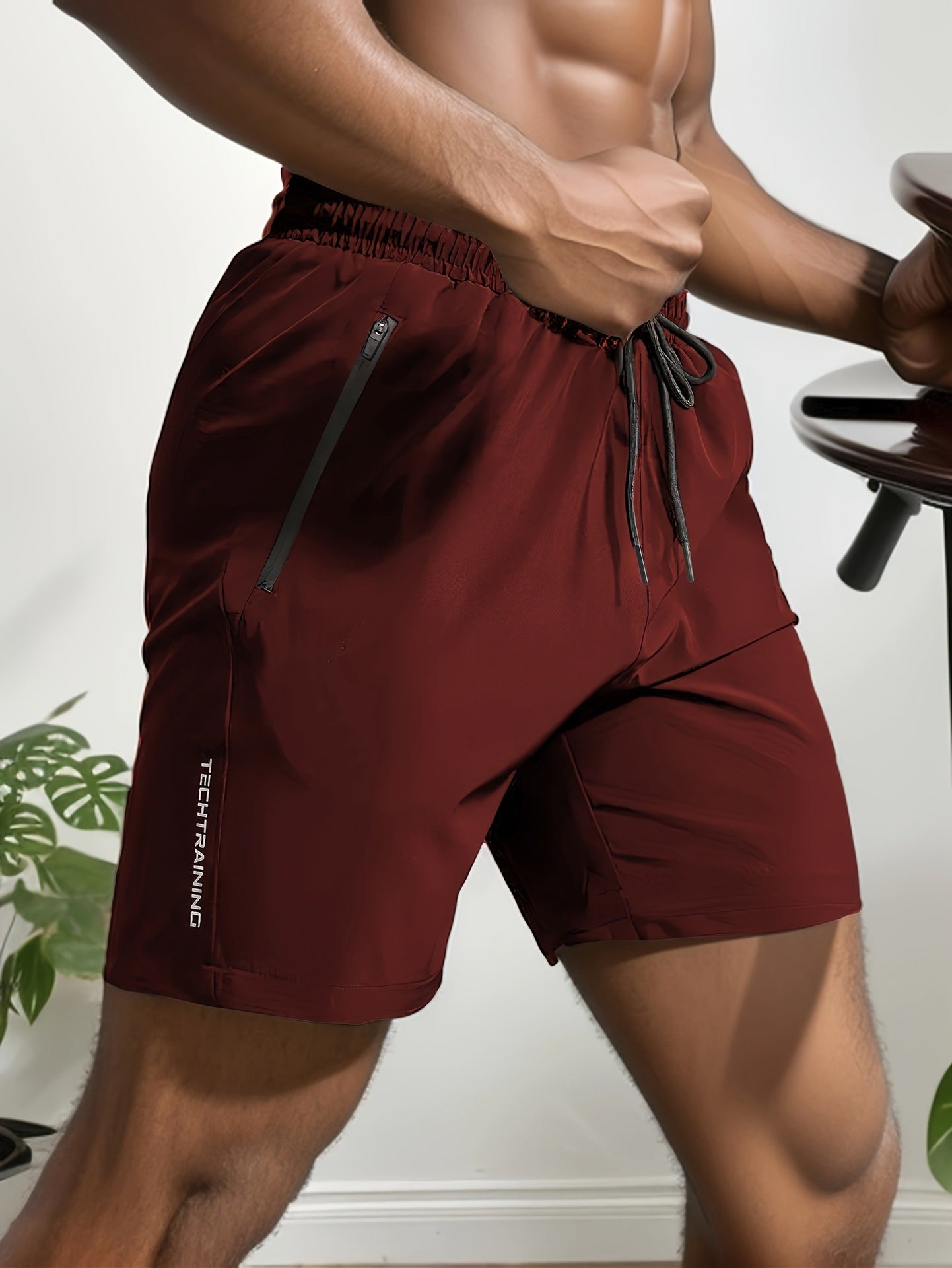 Herren Sportshorts Schnelltrocknend Leicht Baumwolle