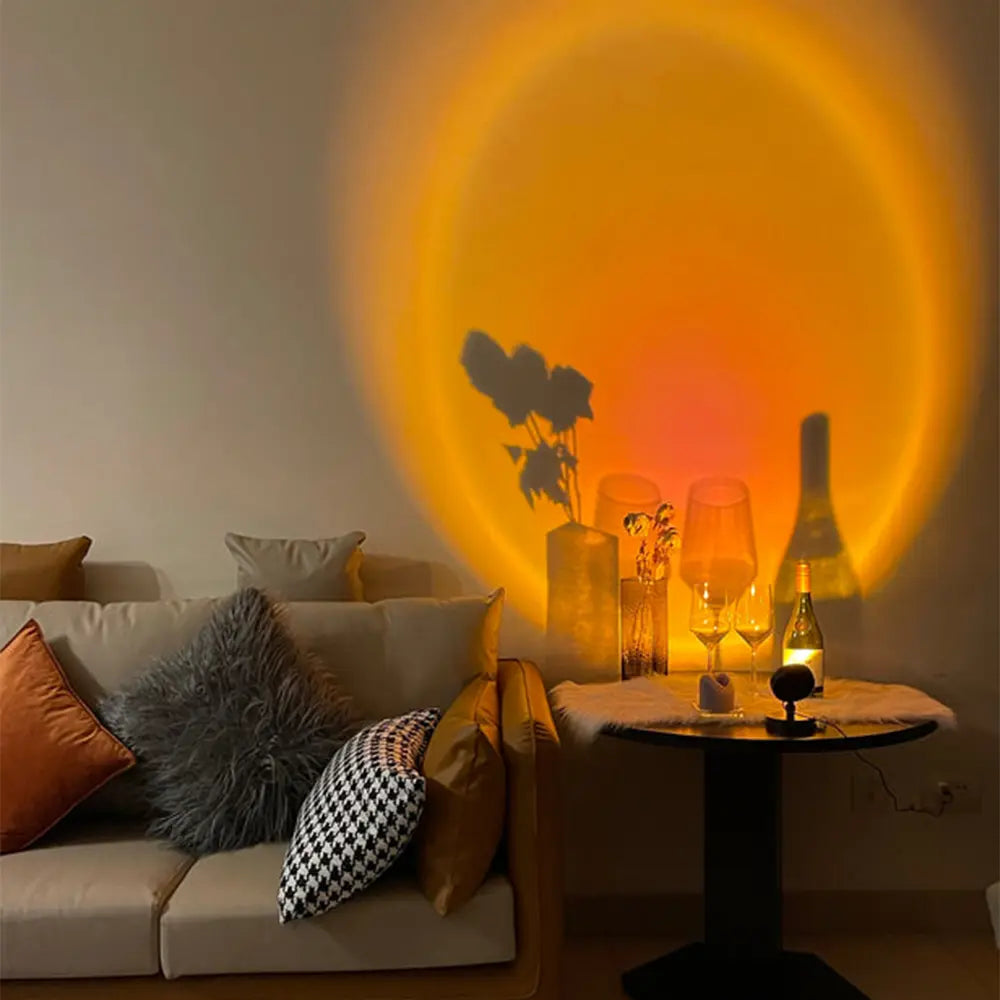 EcoLuxe | Retro-Sonnenuntergang Tischlampe Zendoo.de