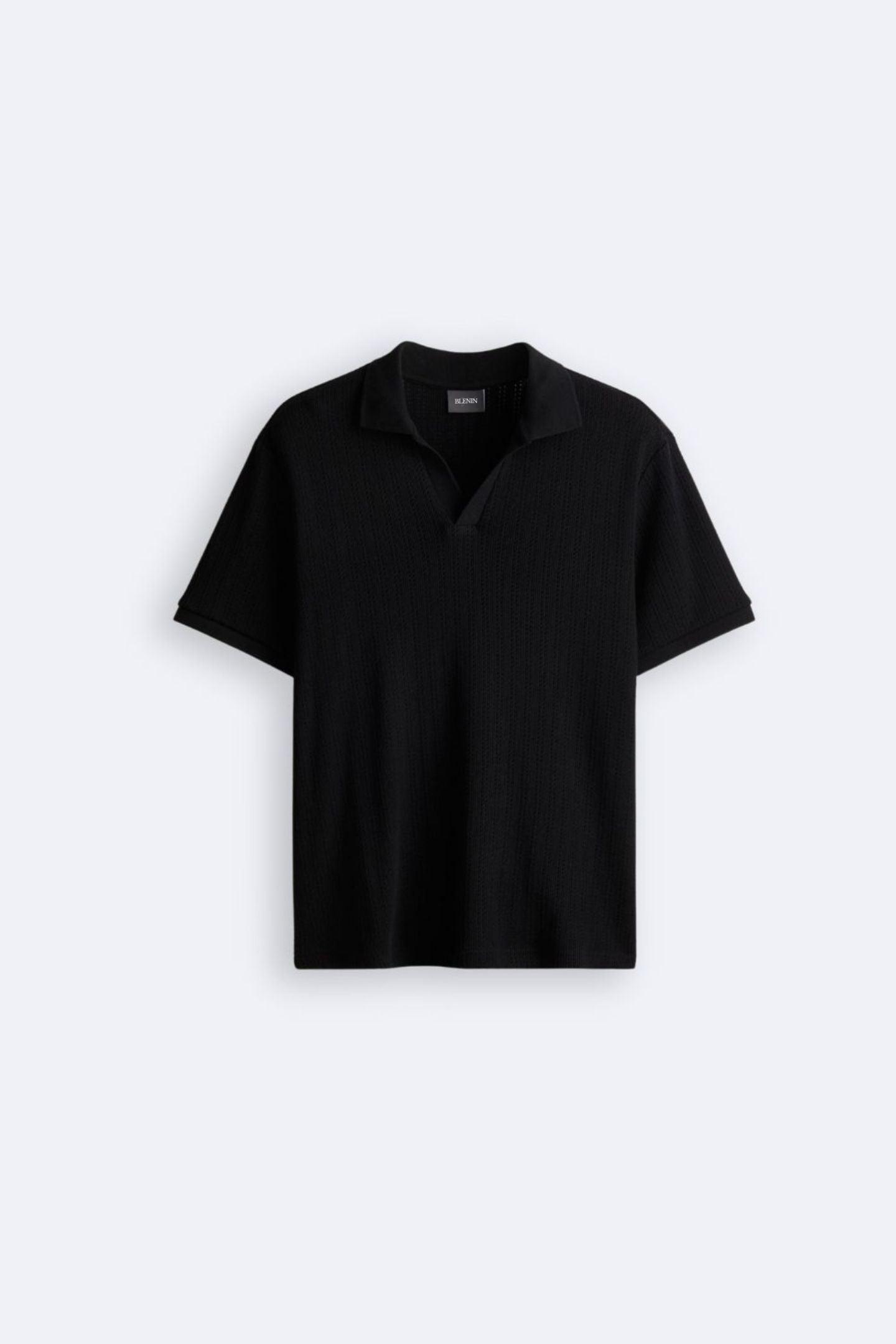 Herren Poloshirt Strick Modern Elegantes Design