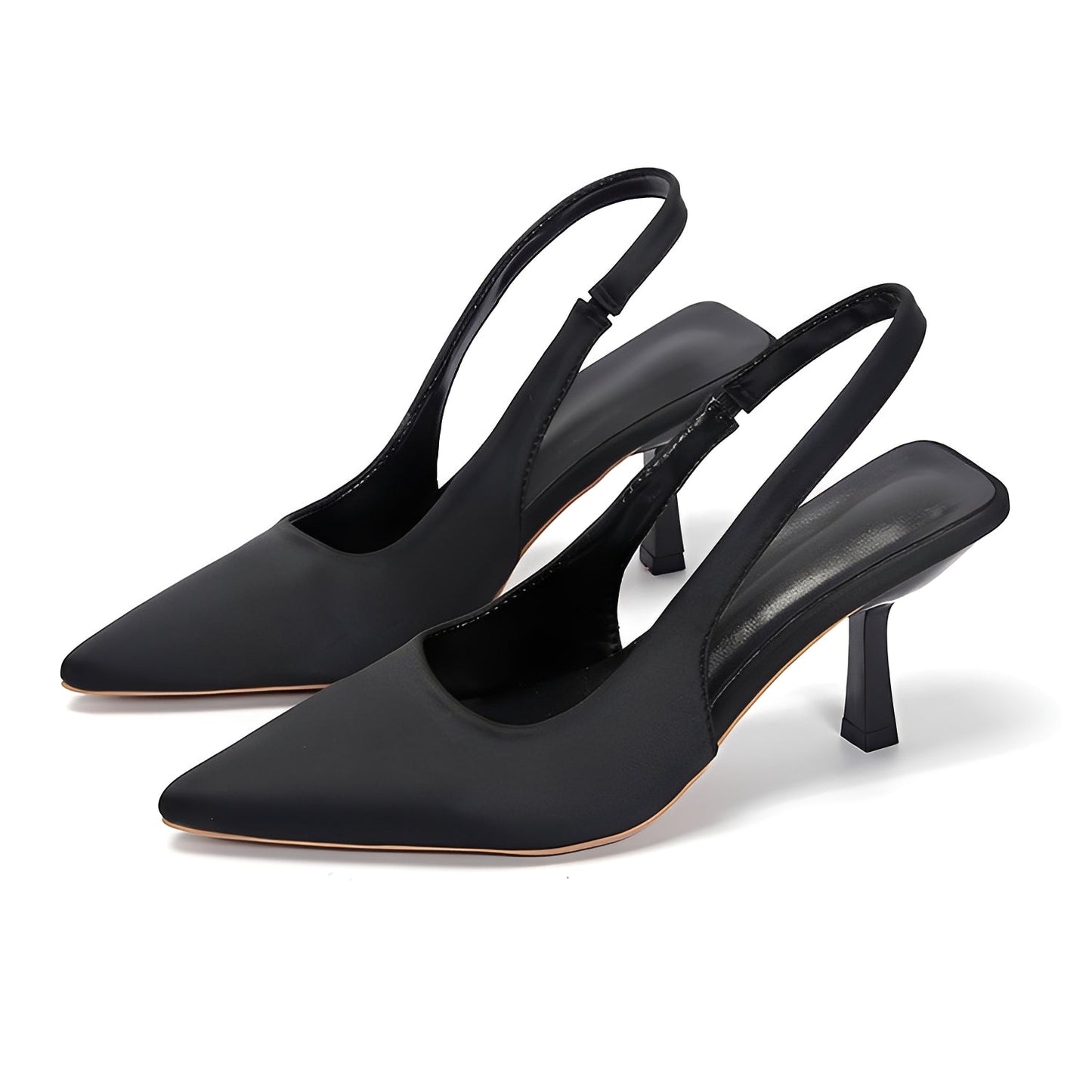 Damen Slingback High Heels Schuhe Elegantes Design