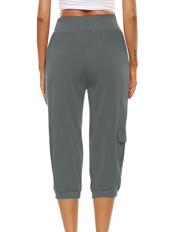 Damen Freizeithose Komfort Hose Bequem Alltag